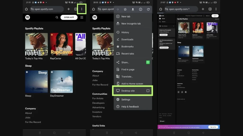 How to Open Spotify on Mobile Browser and Create Folder to Organize Spotify Playlist