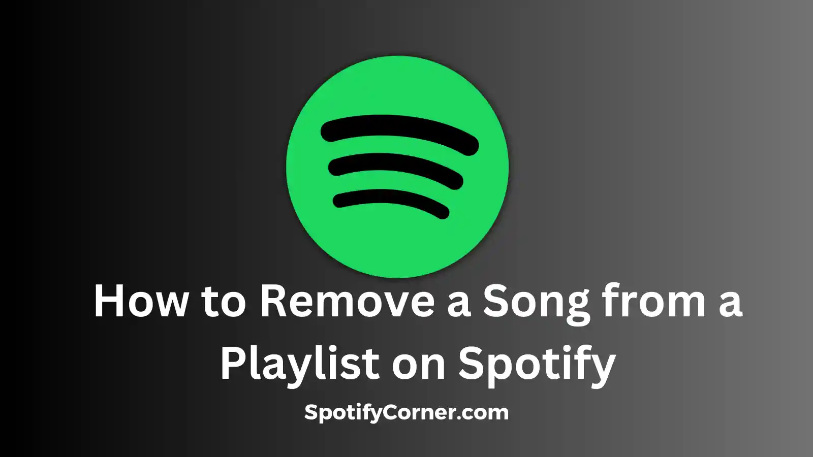 Remove a Song from a Playlist on Spotify