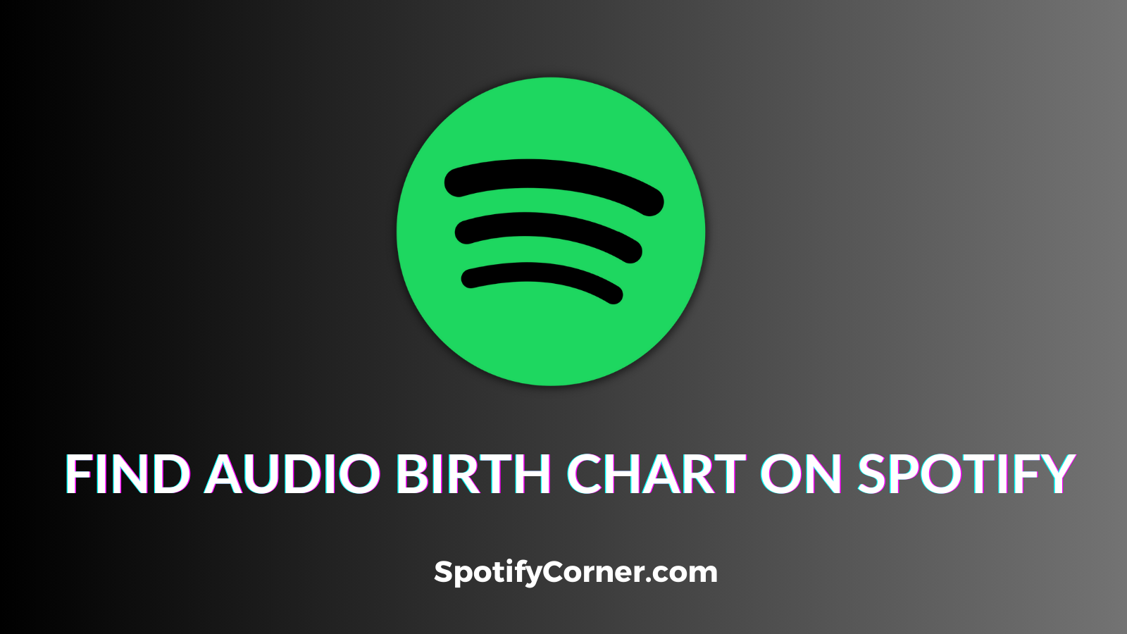 How to find my audio birth chart on Spotify